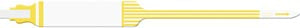 MEDICAL ID SOLUTIONS 12" TRI-LAMINATE WRISTBAND - IMPRINTER