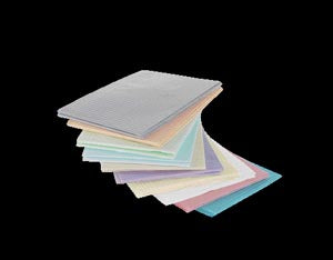 DRY-BACK® DENTAL BIBS 2+1-PLY, 13" x 18", Silver Grey, 500/cs (54 cs/plt)