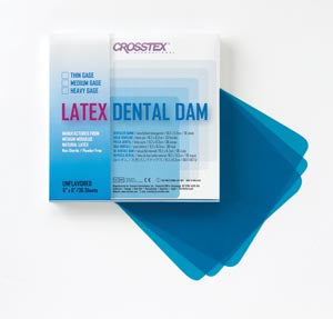 CROSSTEX DENTAL DAMS