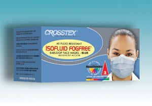 CROSSTEX ISOFLUID FOGFREE® EARLOOP MASK