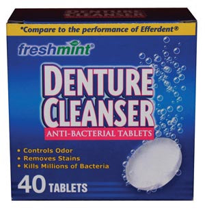 NEW WORLD IMPORTS FRESHMINT® DENTURE TABLETS