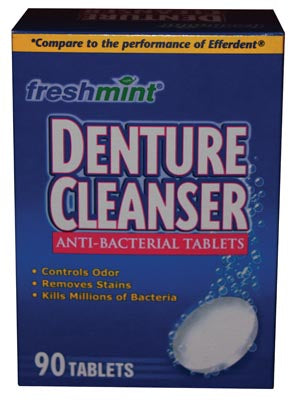 NEW WORLD IMPORTS FRESHMINT® DENTURE TABLETS