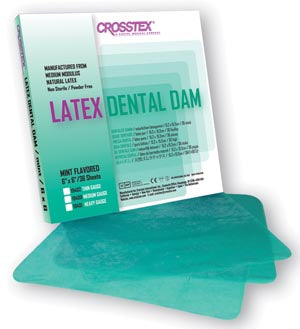 CROSSTEX DENTAL DAMS