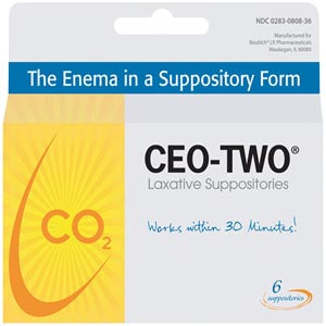 BEUTLICH CEO-TWO® LAXATIVE SUPPOSITORIES