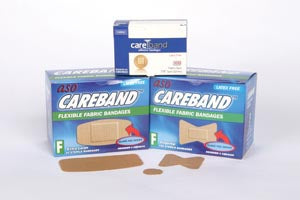 ASO CAREBAND™ FABRIC ADHESIVE STRIP BANDAGES