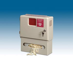 PLASTI WALL MOUNTED SHARPS DISPOSAL SYSTEM