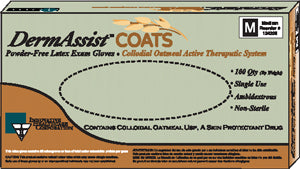 INNOVATIVE DERMASSIST® COATS™ POWDER-FREE LATEX EXAM GLOVES