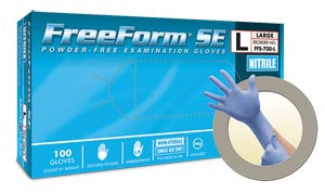 ANSELL MICROFLEX FREEFORM® SE POWDER-FREE NITRILE EXAM GLOVES