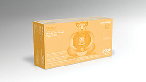 VENTYV NITRILE POWDER FREE EXAM GLOVE PLUS 5.0 (KANGAROO)