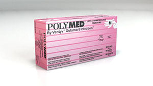 VENTYV POLYMED LATEX EXAM POWDER-FREE GLOVES