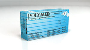 VENTYV POLYMED LATEX EXAM POWDER-FREE GLOVES