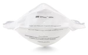 N95 PARTICULATE RESPIRATOR & SURGICAL MASK, Vflex™, 50/bx, 8 bx/cs (18 cs/plt)