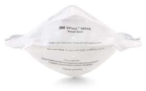 N95 PARTICULATE RESPIRATOR & SURGICAL MASK, Vflex™, Small, Disposable, 50/bx, 8 bx/cs