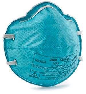 N95 PARTICULATE RESPIRATOR & SURGICAL MASK, Cone Molded, Small, 20/bx, 6 bx/cs