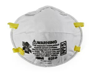 PARTICULATE RESPIRATOR, Staple Free Attachment, 160/cs