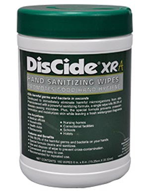 PALMERO DISCIDE® XRA HAND SANITIZING WIPES