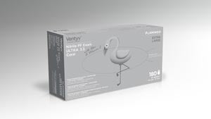 VENTYV NITRILE POWDER FREE EXAM GLOVE ULTRA 3.5 (FLAMINGO)