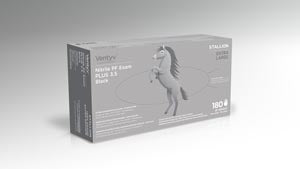 VENTYV NITRILE POWDER FREE EXAM GLOVE PLUS 3.5 (STALLION)