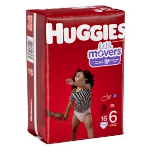 KIMBERLY-CLARK HUGGIES® LITTLE MOVERS DIAPERS