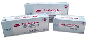 CERTOL PROVIEW® PLUS SELF SEAL STERILIZATION POUCHES