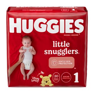 KIMBERLY-CLARK HUGGIES® LITTLE SNUGGLERS DIAPERS