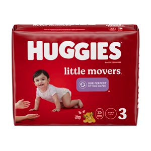 KIMBERLY-CLARK HUGGIES® LITTLE MOVERS DIAPERS