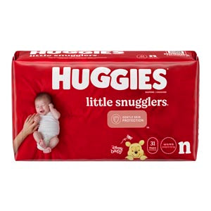 KIMBERLY-CLARK HUGGIES® LITTLE SNUGGLERS DIAPERS
