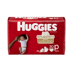 KIMBERLY-CLARK HUGGIES® LITTLE SNUGGLERS DIAPERS