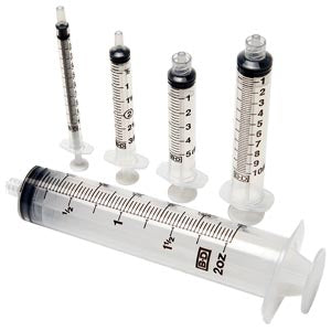 BD 5 ML SYRINGES & NEEDLES