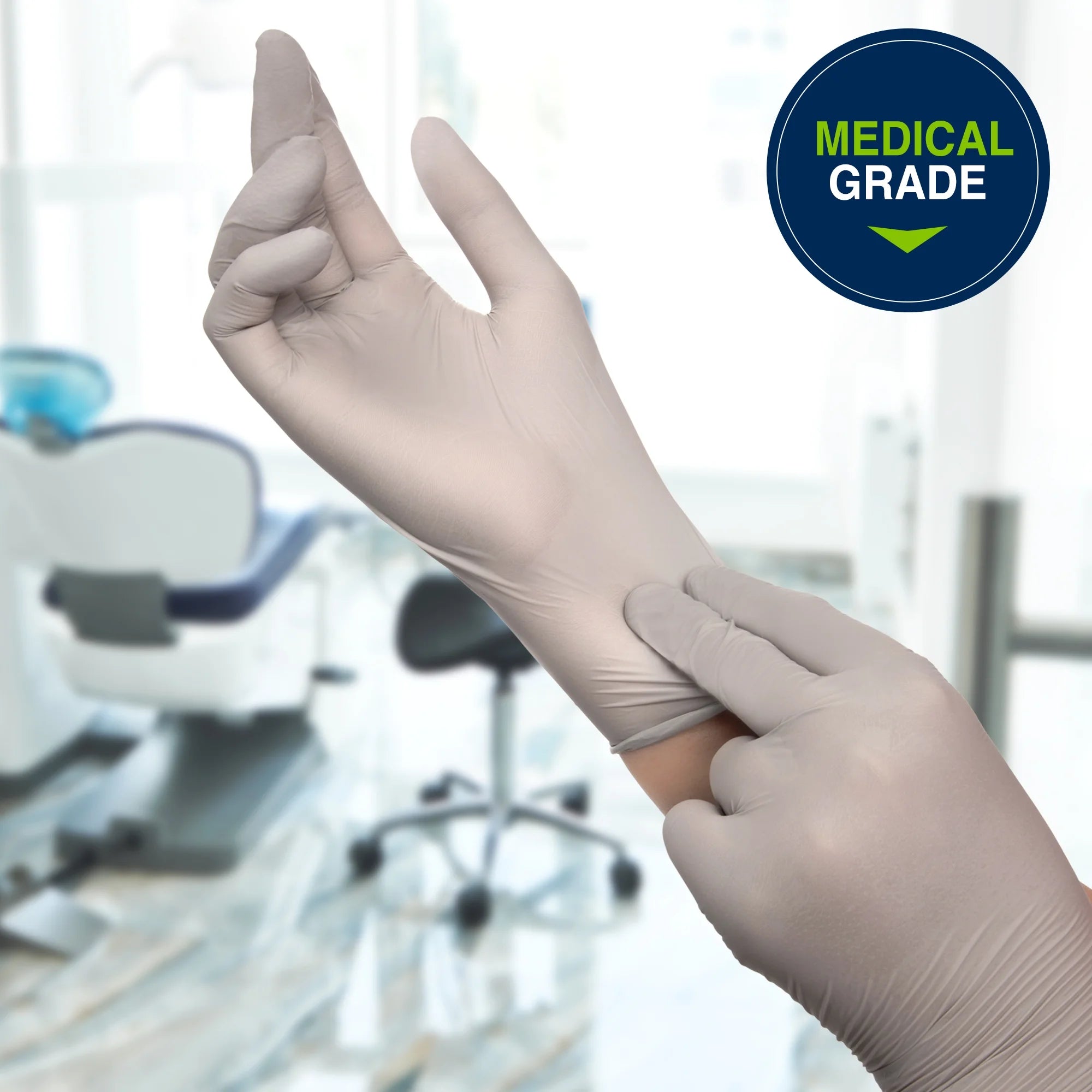 Halyard Sterling SG Nitrile Exam Gloves – Powder-Free, X-Small (41657)