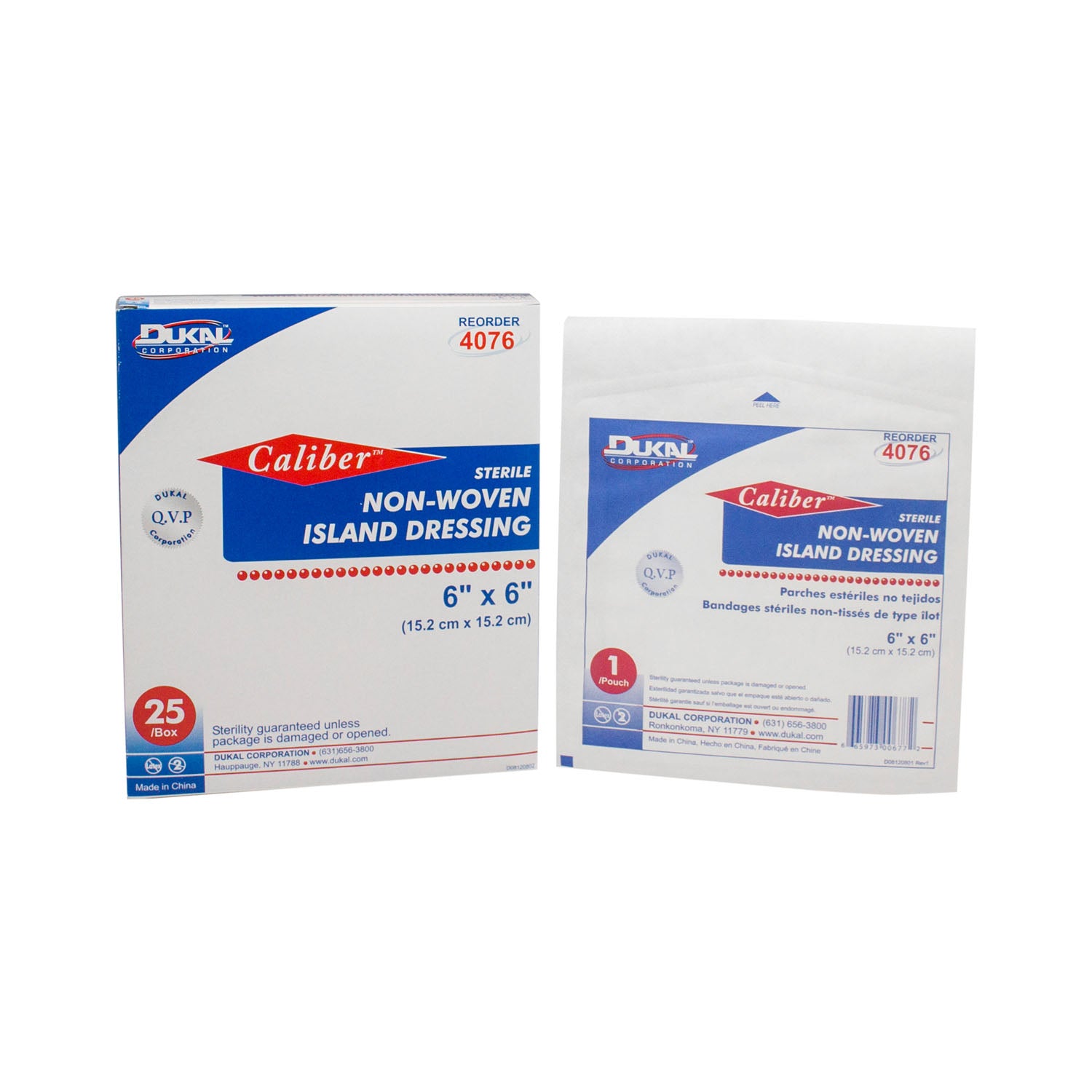 DUKAL CALIBER™ NON-WOVEN ISLAND DRESSING