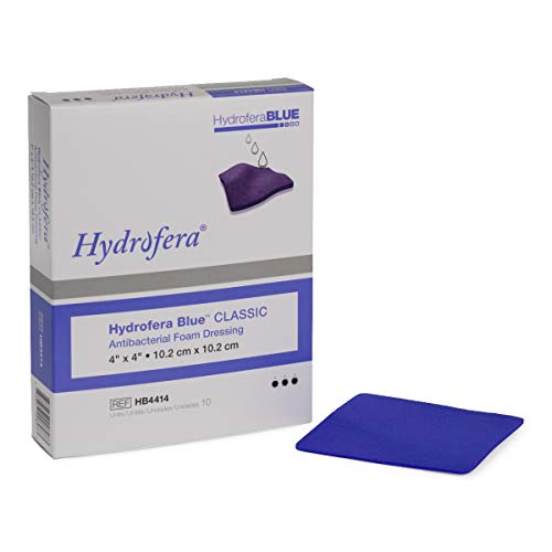 Hydrofera blue antibacterial foam dressing 4" x 4"