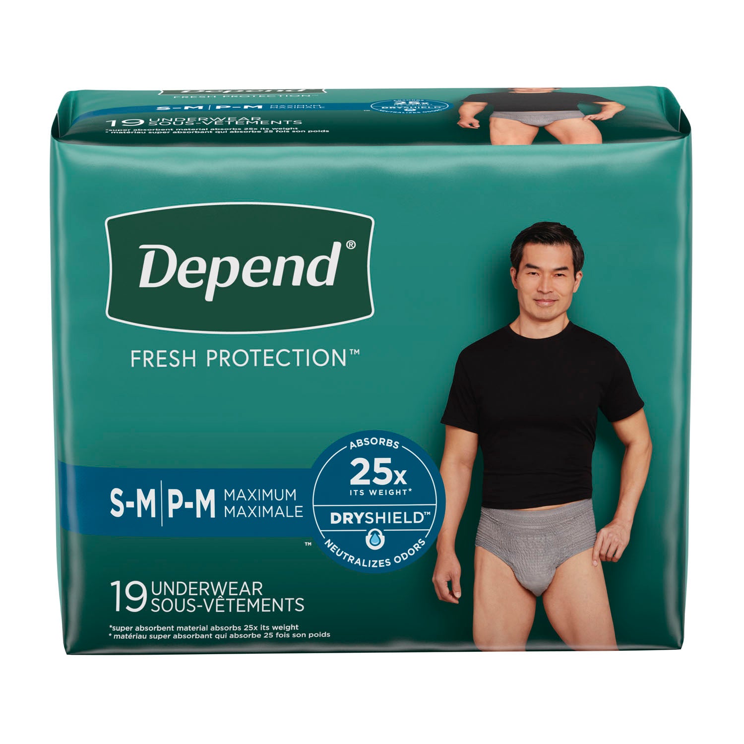 KIMBERLY-CLARK DEPEND™ FITTED BRIEFS MAX PROTECTION