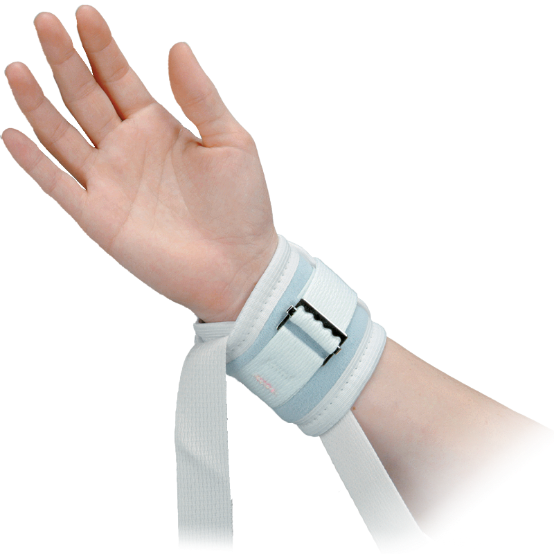 DeRoyal deluxe double strap limb holder, easy-on ties, Wrist