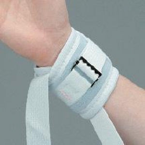 DeRoyal deluxe double strap limb holder, easy-on ties, Wrist