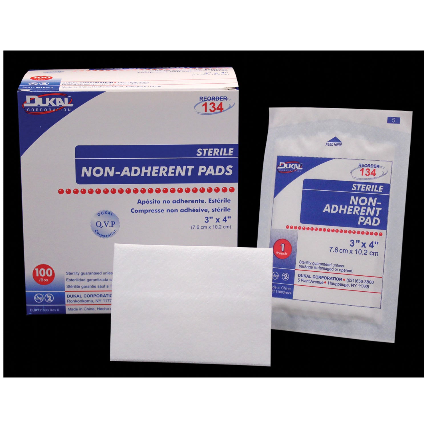 DUKAL NON-ADHERENT PADS