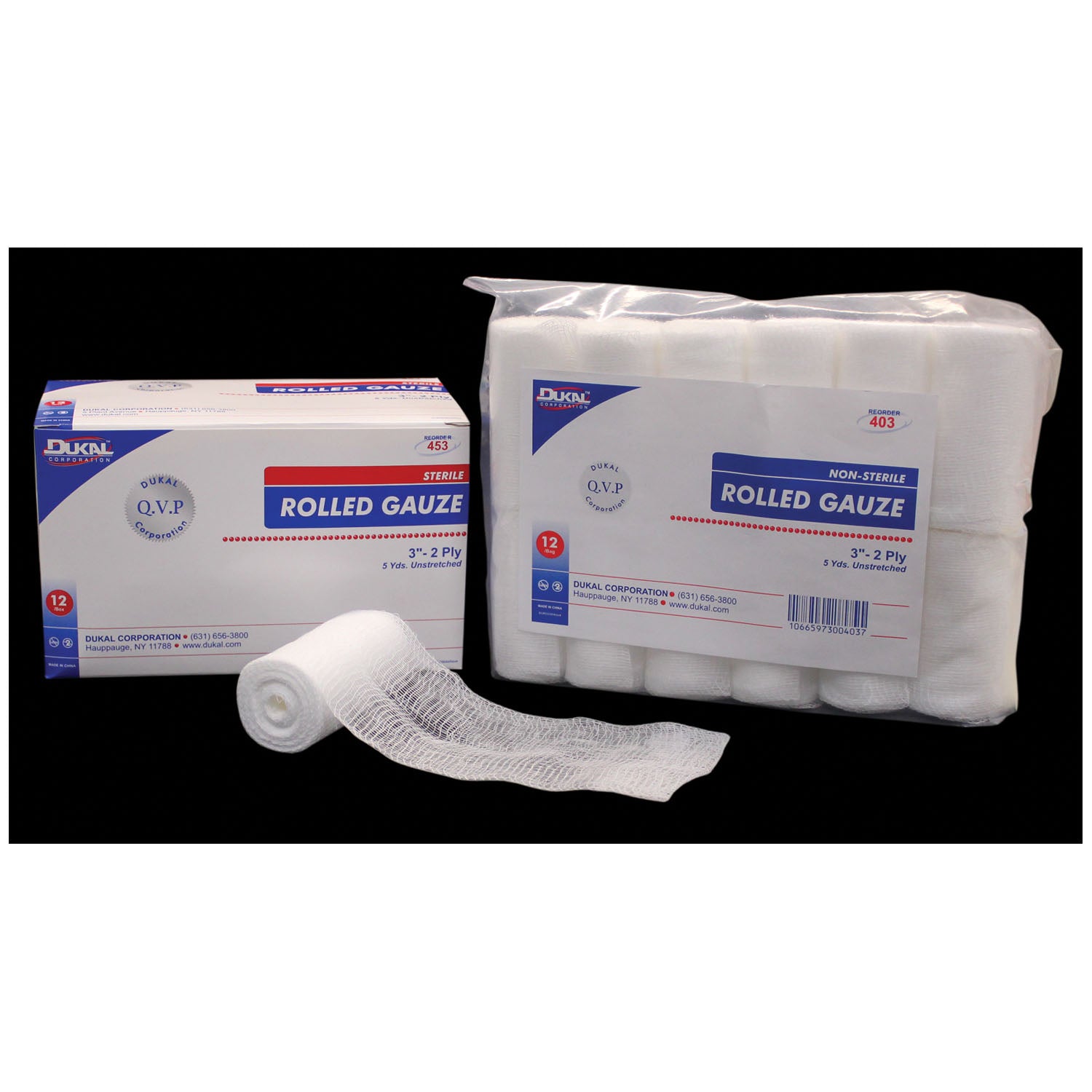 DUKAL ROLLED GAUZE
