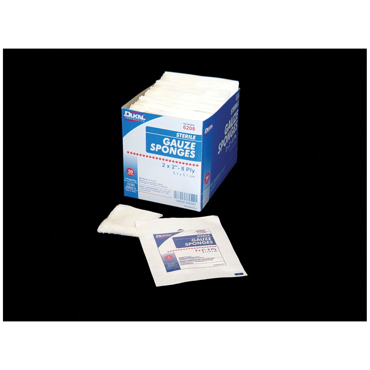 DUKAL WOVEN COTTON GAUZE SPONGES