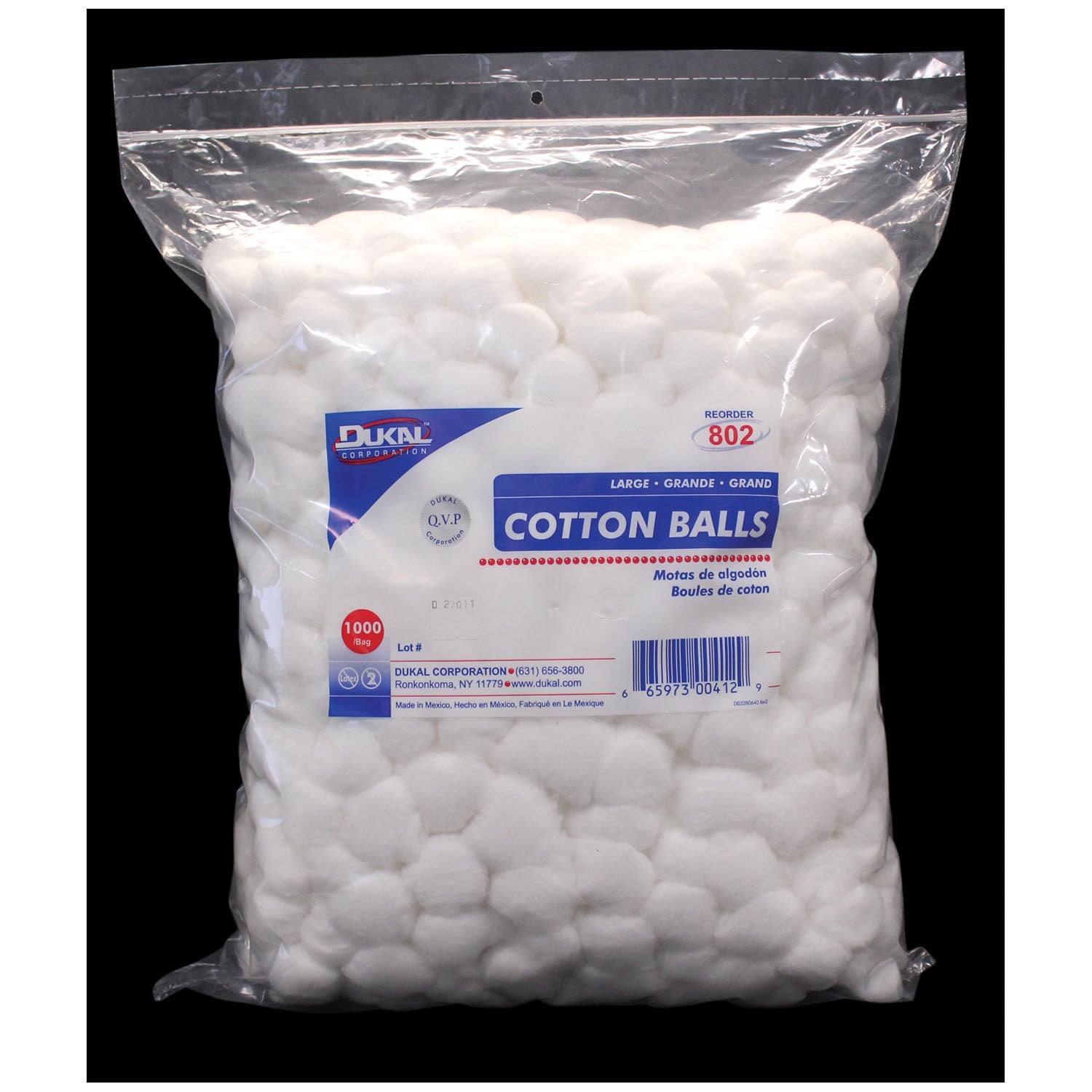 DUKAL COTTON BALLS