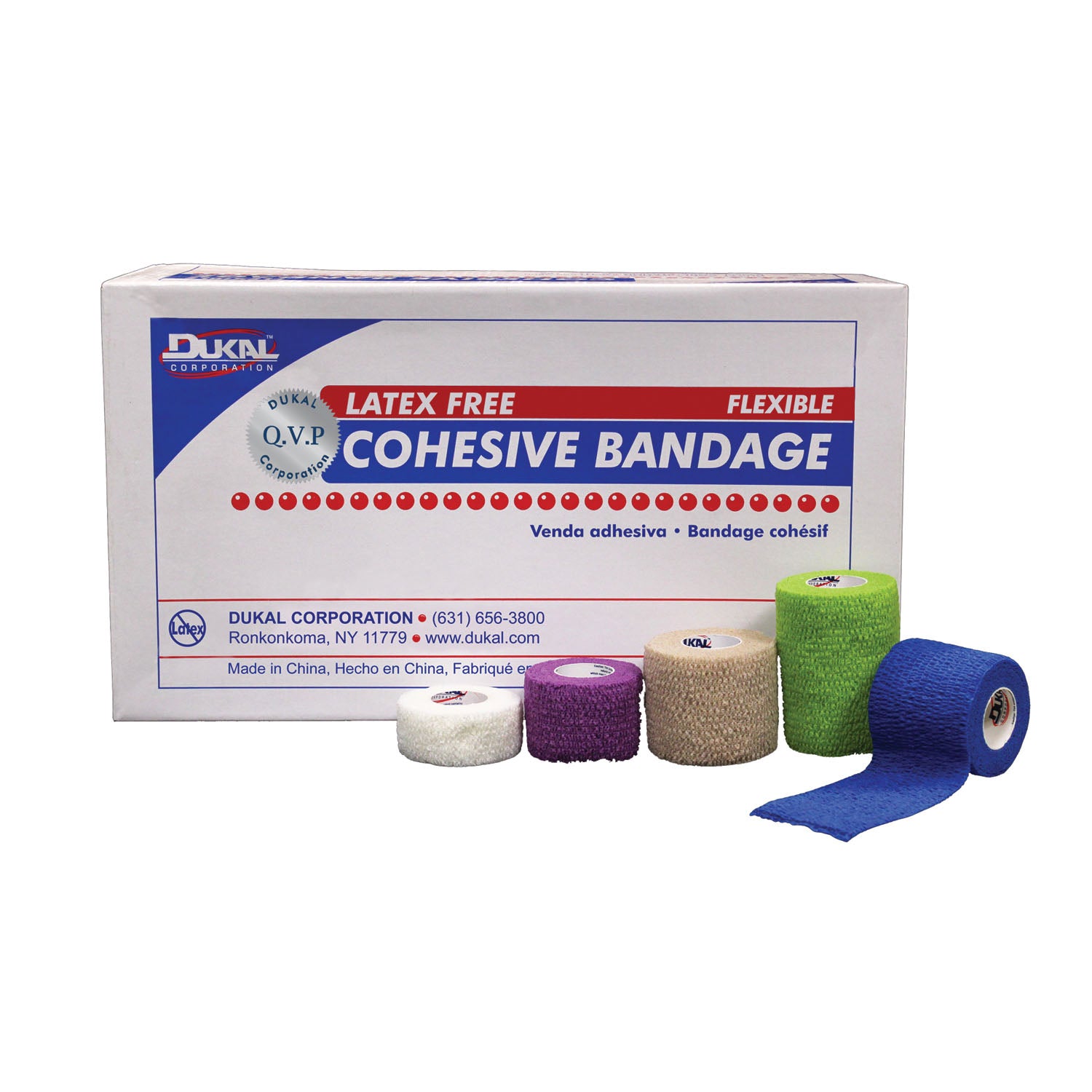 DUKAL COHESIVE BANDAGES - LATEX FREE