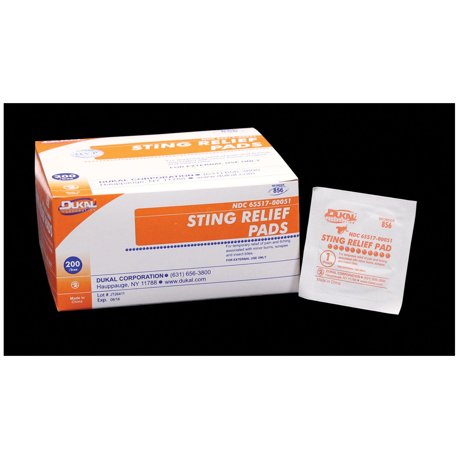 DUKAL STING RELIEF PAD