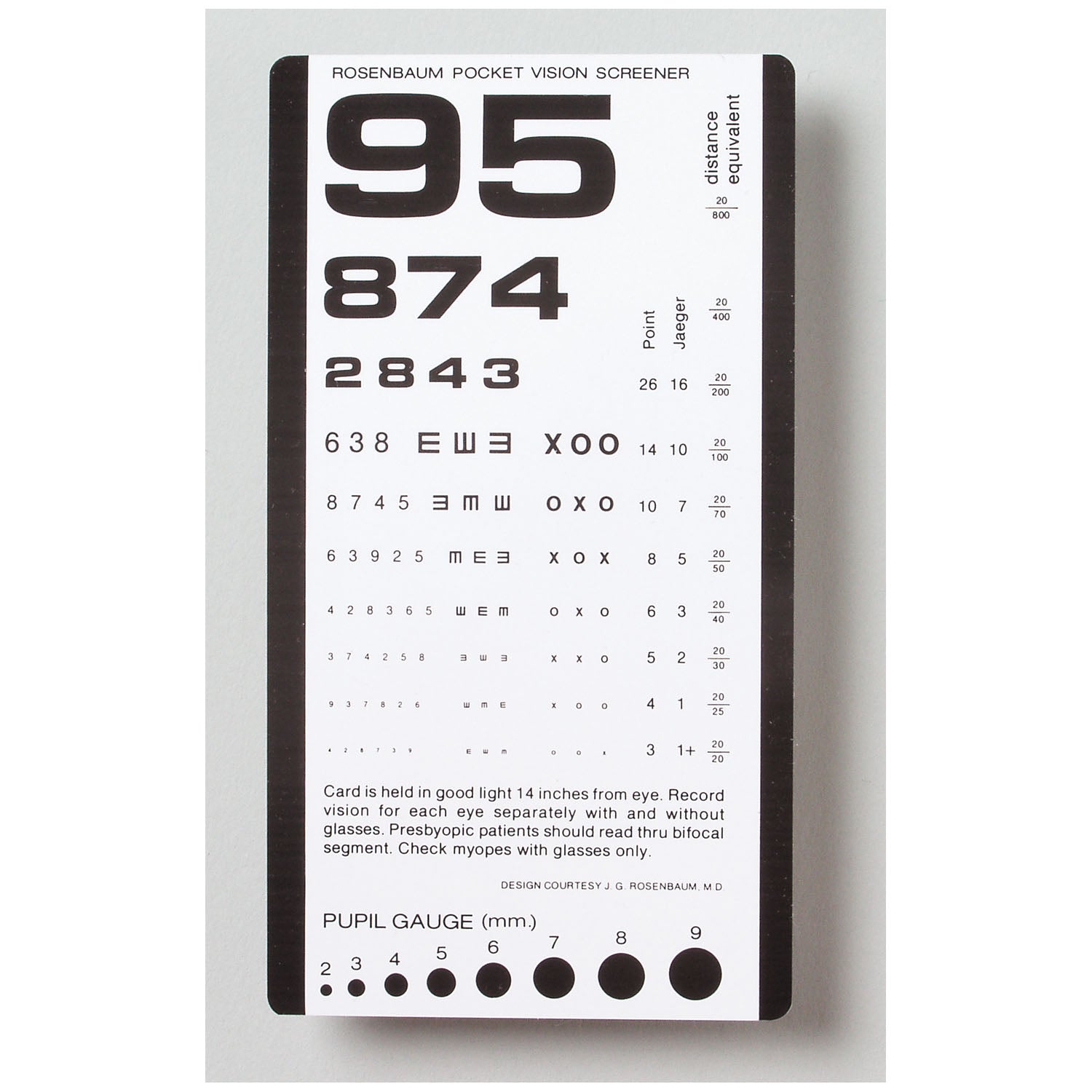 TECH-MED EYE CHARTS