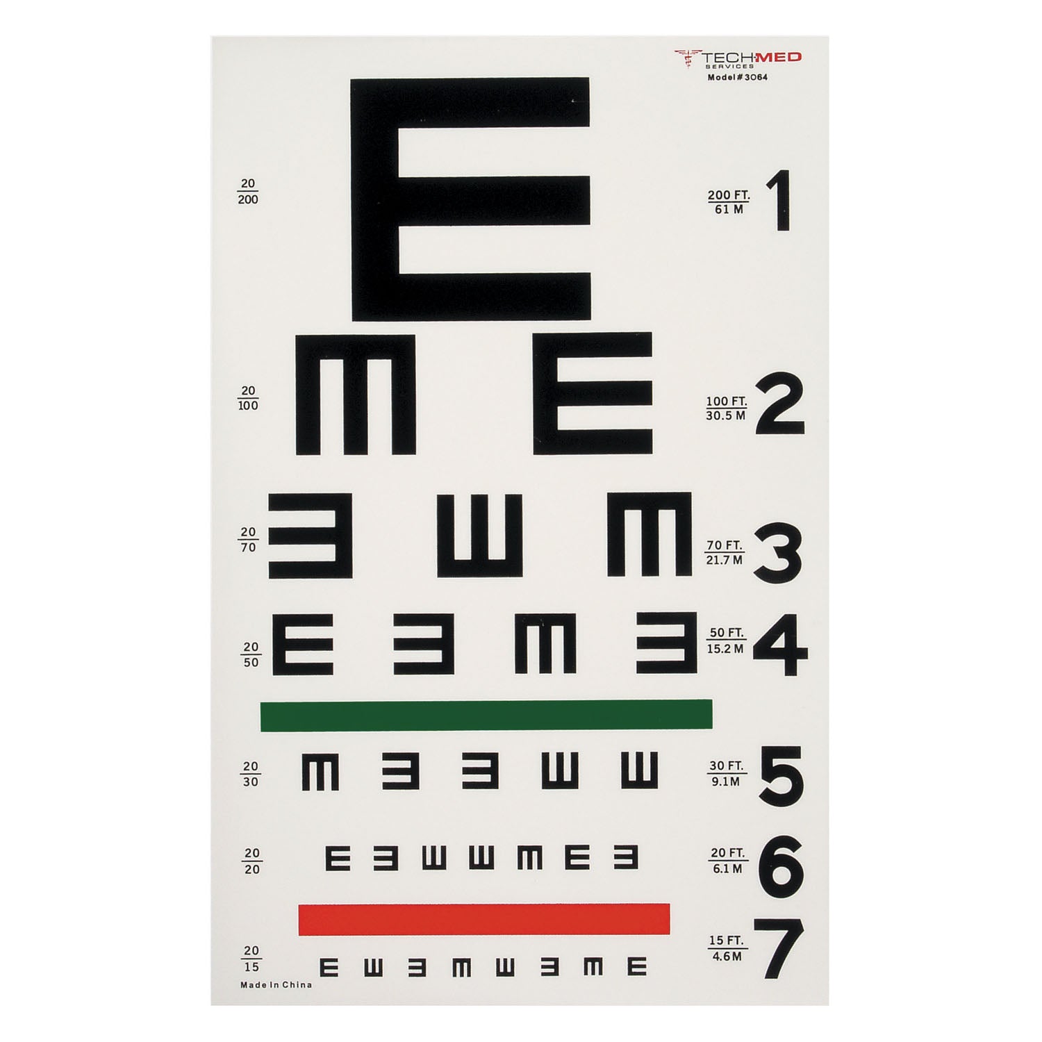 TECH-MED EYE CHARTS
