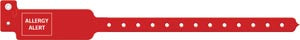 MEDICAL ID SOLUTIONS TRI-LAMINATE ALERT WRISTBANDS