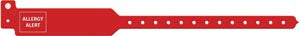 MEDICAL ID SOLUTIONS TRI-LAMINATE ALERT WRISTBANDS