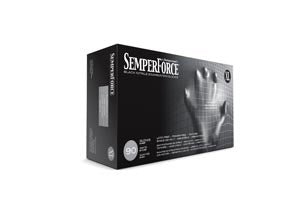 SEMPERMED SEMPERFORCE NITRILE EXAM POWDER FREE TEXTURED GLOVE