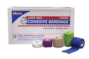 DUKAL COHESIVE BANDAGES - LATEX FREE