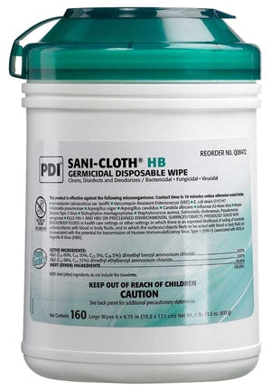 PDI SANI-CLOTH® HB GERMICIDAL DISPOSABLE WIPE