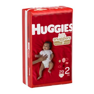 KIMBERLY-CLARK HUGGIES® LITTLE SNUGGLERS DIAPERS