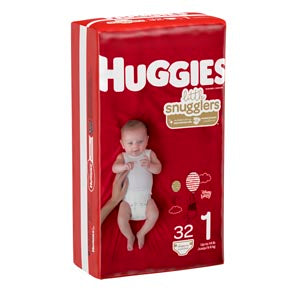 KIMBERLY-CLARK HUGGIES® LITTLE SNUGGLERS DIAPERS